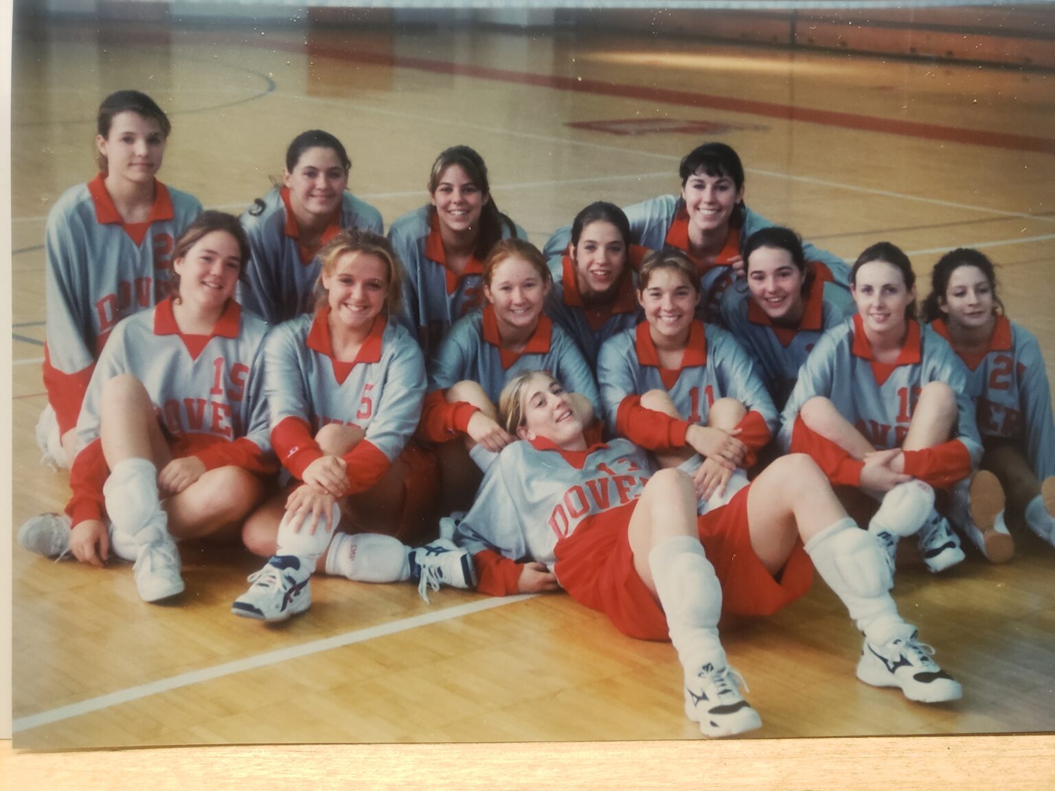 Dover High celebrating 1996 and 1997 Final Four volleyball teams WJER