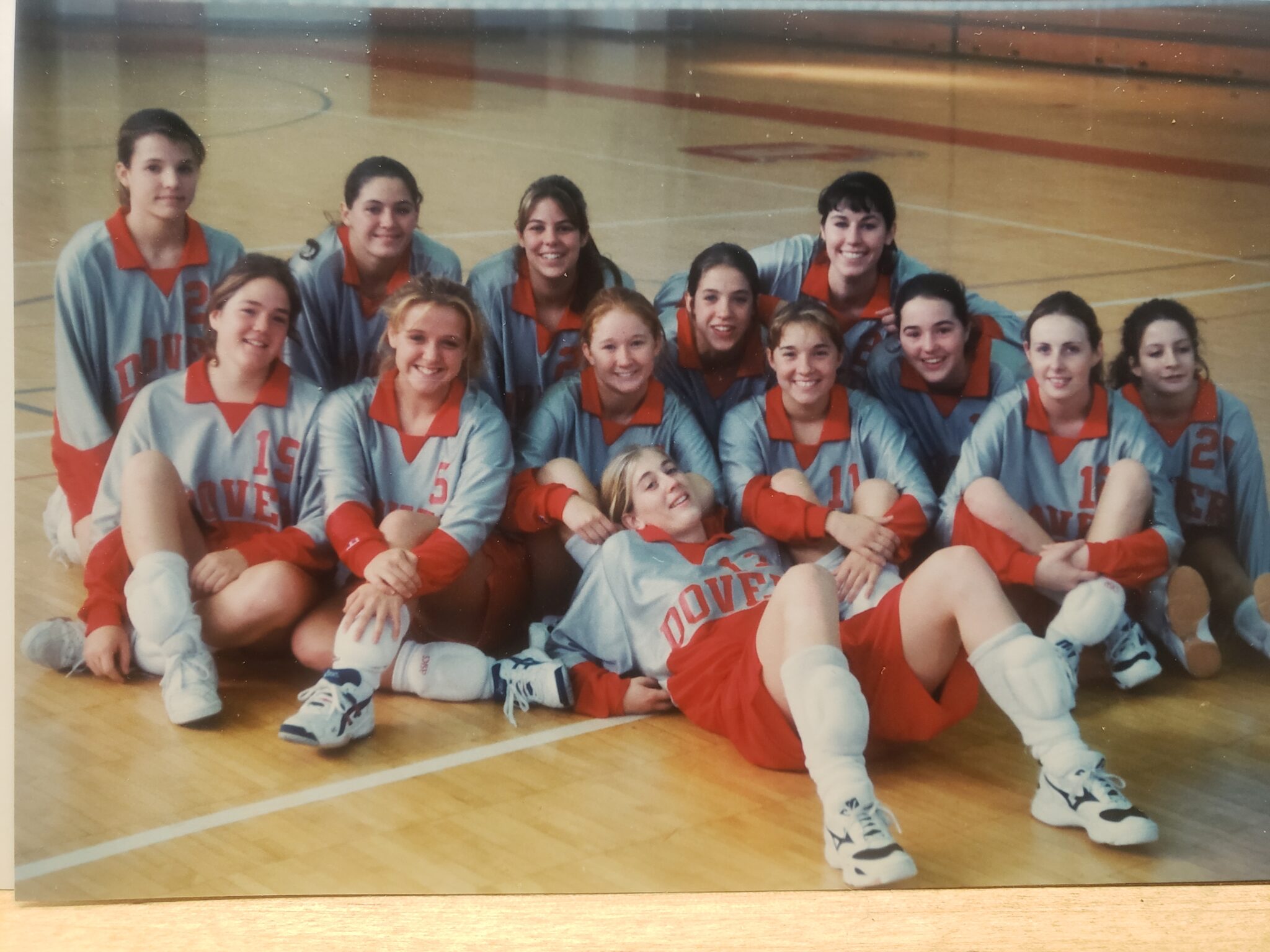 Dover High celebrating 1996 and 1997 Final Four volleyball teams WJER