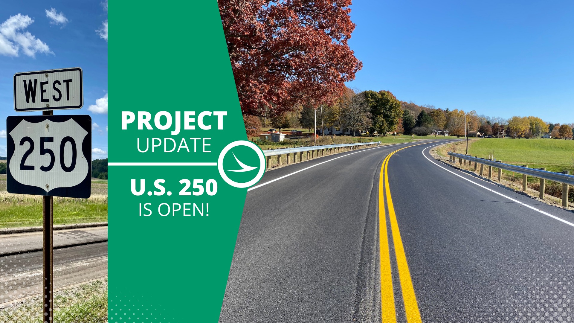 US 250 Back Open Between Dennison And Tappan WJER Radio 100 9FM 1450AM